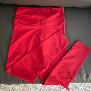 Red DYI leggings Take Control tight